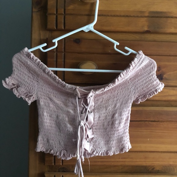 Forever 21 Tops - Forever 21 Crop Top Light Pink